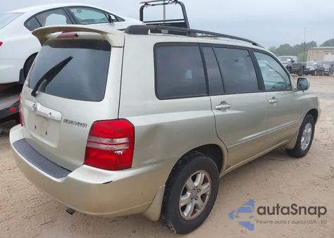 2003 Toyota Highlander from USA, damaged, VIN JTEHD21A330024738